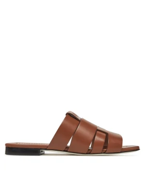 Klapki Pollini SA28051C0MTC0230 Brązowy