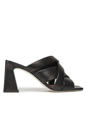 Klapki Pollini SA28117C1ITE0000 Czarny