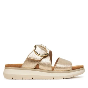 Klapki Remonte D2K51-90 Złoty