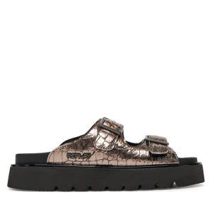 Klapki REPLAY GWF81 .000.C0040S Złoty