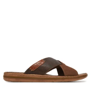 Klapki Rieker 21063-20 Brązowy