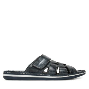 Klapki Rieker 21073-14 Granatowy
