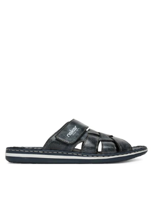 Klapki Rieker 21073-14 Granatowy