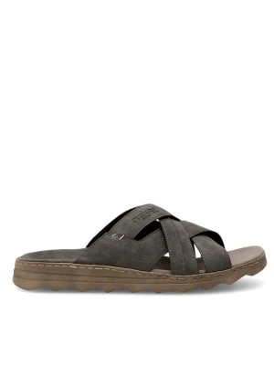 Klapki Rieker 21690-45 Szary