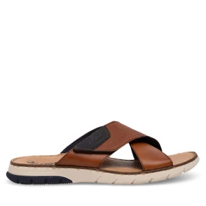 Klapki Rieker 25283-23 Brązowy