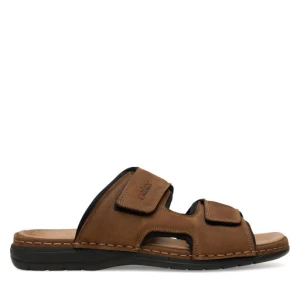 Klapki Rieker 25559-25 Brązowy