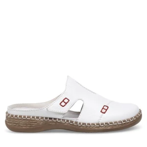 Klapki Rieker 46462-80 Biały