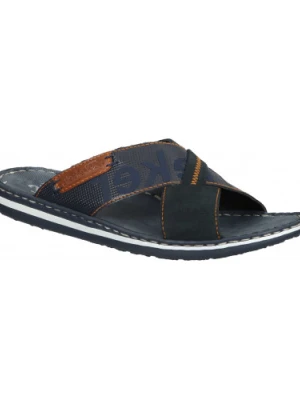KLAPKI RIEKER - 600107-05 NIEBIESKIE