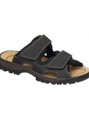 KLAPKI RIEKER - 600479 CZARNY