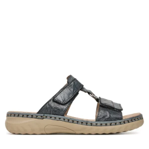 Klapki Rieker 60428-14 Niebieski