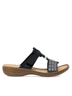 Klapki Rieker 60863-14 Granatowy