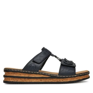 Klapki Rieker 62936-14 Granatowy