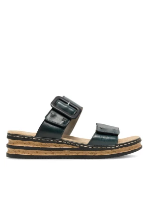 Klapki Rieker 62954-12 Granatowy