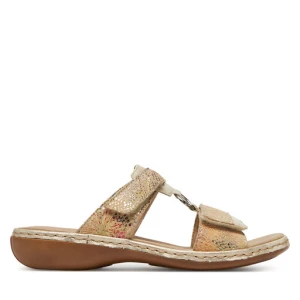 Klapki Rieker 659X6-90 Beżowy