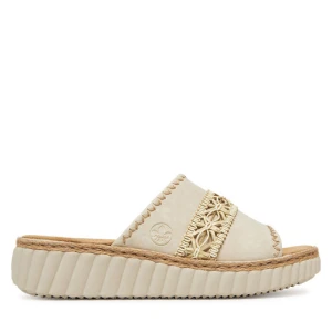 Klapki Rieker 69278-60 Beżowy