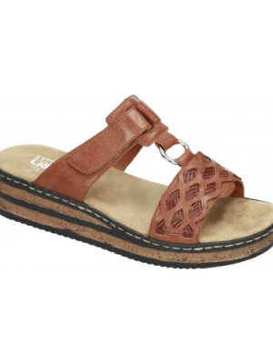 KLAPKI RIEKER - 900010-02 BROWN