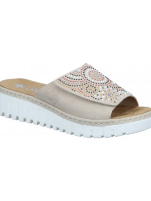 KLAPKI RIEKER - 900168-08 BEIGE