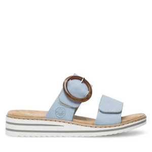 Klapki Rieker V0692-10 Niebieski