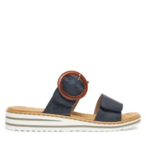 Klapki Rieker V0692-14 Granatowy