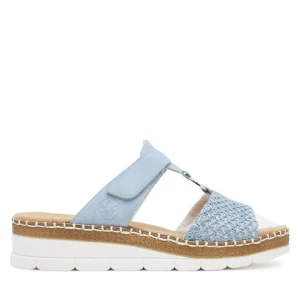 Klapki Rieker V1243-10 Niebieski