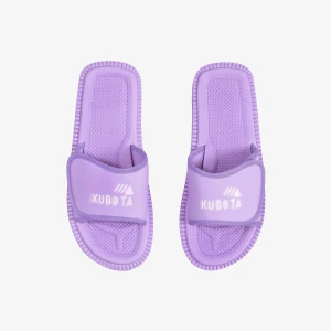 Kubota Klapki Rzep pastelowo fioletowe 36