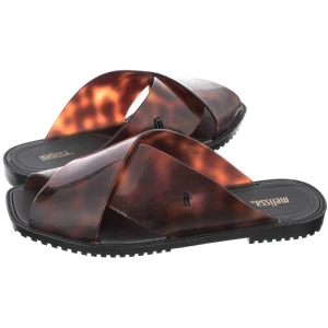 Klapki Sauce SP AD 31469/52761 Black/Brown Tortoise (ML192-a) Melissa