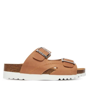Klapki Scholl Moldava Wedge Ad MF23008 Brązowy