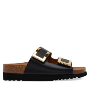 Klapki Scholl Mules Black Monterey 2 Straps Ad F305841004 1004 Czarny