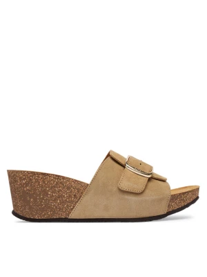 Klapki Scholl Tropica Buckle Med. MF00880 Beżowy