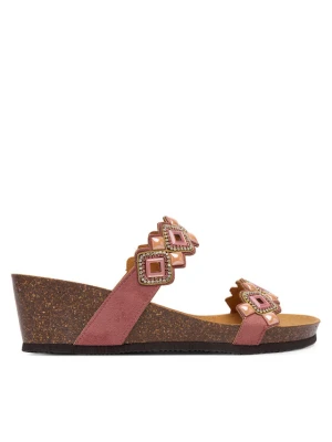 Klapki Scholl Tulum 2 Straps MF00701 Różowy
