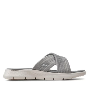 Klapki Skechers Go Walk Flex Sandal-Impressed 141420/GRY Gray