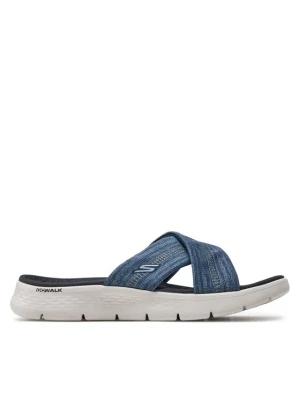 Klapki Skechers Go Walk Flex Sandal-Impressed 141420 / NVY Granatowy
