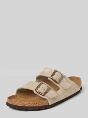 Klapki skórzane ze sprzączkami model ‘Arizona’ Birkenstock