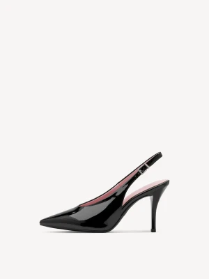 klapki sling czarny - TAMARIS