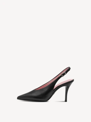 klapki sling czarny - TAMARIS