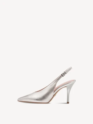 klapki sling metaliczny - TAMARIS