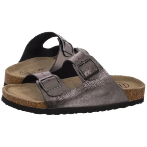 Klapki Srebrne DK7062/25 GN (FO173-a) Filippo