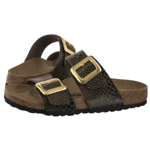 Klapki Sydney Cushion Buckle SYN Shiny Snake Sage 1030888 (BK314-b) Birkenstock