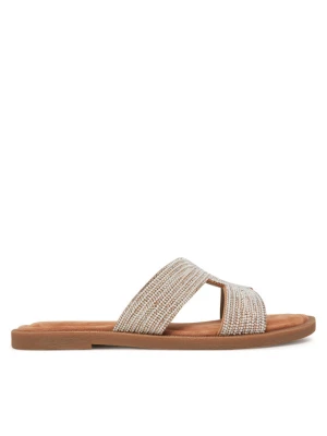 Klapki Tamaris 1-27113-42 Srebrny