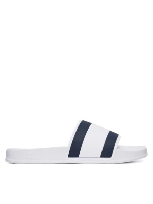 Klapki Tommy Hilfiger Core Hilfiger Flag Pool Slide FM0FM05798 Biały