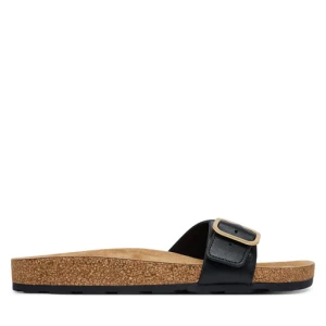 Zdjęcie produktu Klapki Tommy Hilfiger Cork Footbed Slip-On Sandals FW0FW09344 Czarny