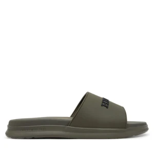 Klapki Tommy Hilfiger Dual Density Hilfiger Pool Slide FM0FM05430 Khaki