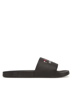 Klapki Tommy Hilfiger Flags Pool Slide FM0FM05431 Czarny