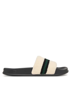Klapki Tommy Hilfiger Hilfiger Towelling Pool Slide FM0FM06007 Kremowy