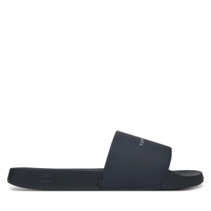 Klapki Tommy Hilfiger Hilifger Nyc Pool Slide FM0FM05432 Granatowy