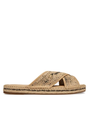 Klapki Tommy Hilfiger Raffia TH FW0FW09139 Beżowy