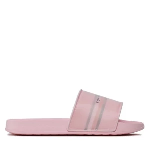 Klapki Tommy Hilfiger Reflective Pool Slide T3A0-32803-1172 S Różowy