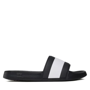 Klapki Tommy Hilfiger Rubber Th Flag Pool Slide FM0FM04236 Granatowy