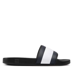 Klapki Tommy Hilfiger Rubber Th Flag Pool Slide FM0FM04263 Czarny