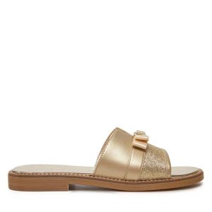 Klapki Tommy Hilfiger Sandal T4A2-33942-0572 S Złoty